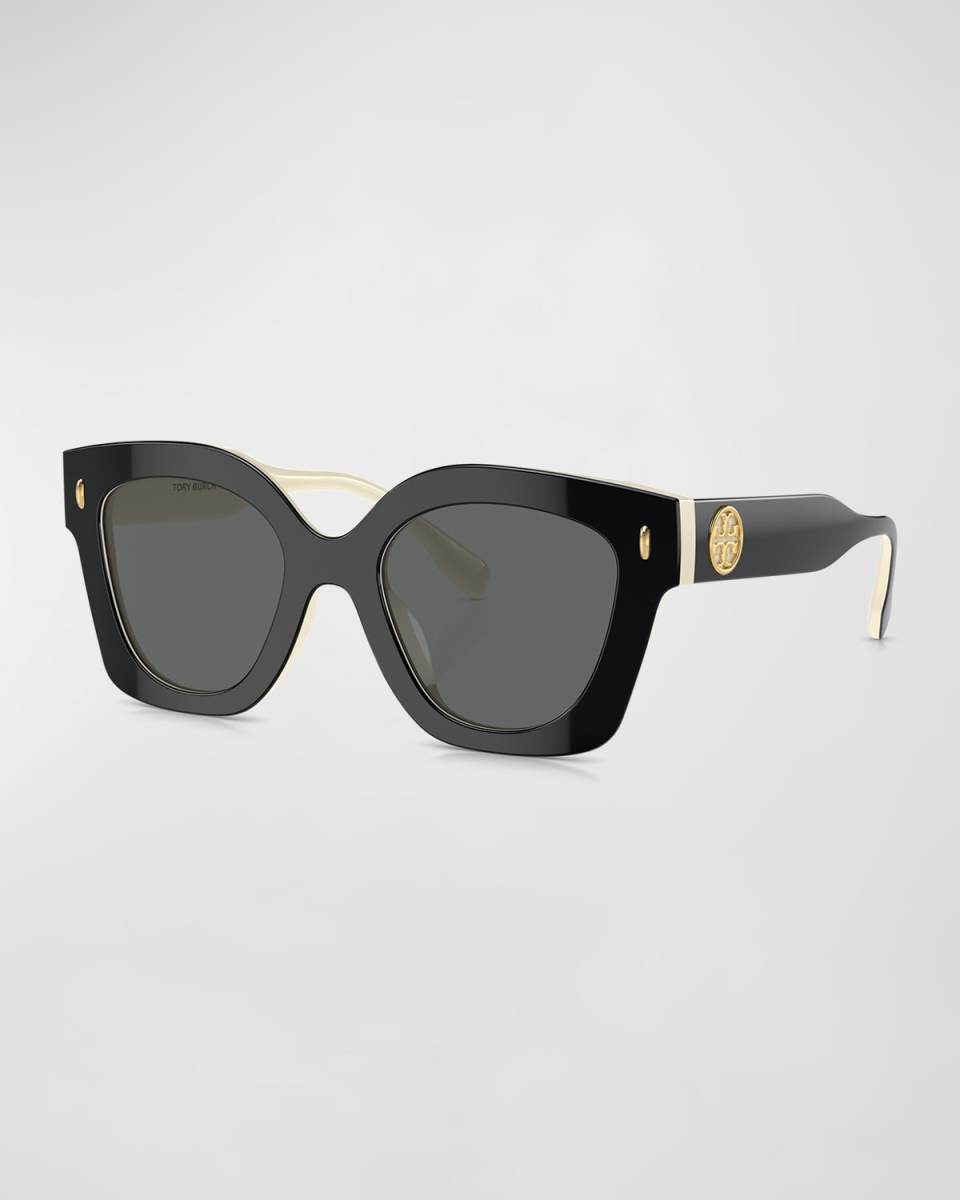 Oversized Acetate Cat-Eye Sunglasses