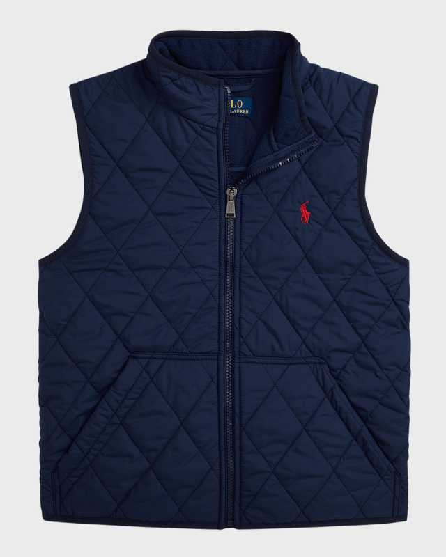 Boy's Henson Quilted Vest, Size S-XL