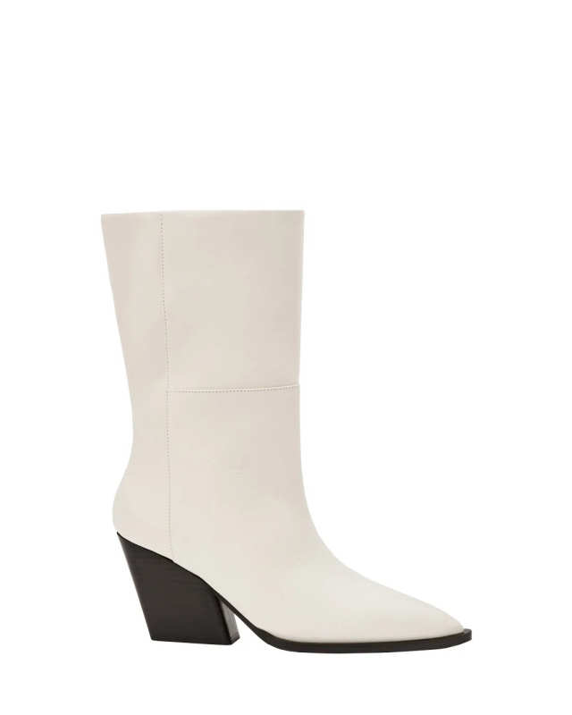 Gavello Linen Leather Western Boots