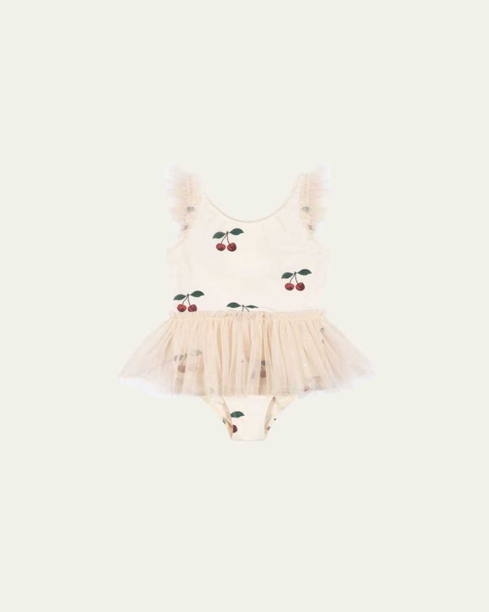 Girl's Tutu One-Piece Swimsuit, Size 9M-3