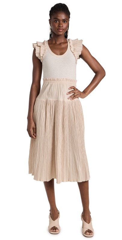Ulla Johnson Virginia Dress Cobblestone