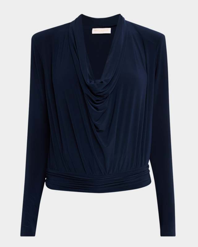 Eden Cowl-Neck Blouse