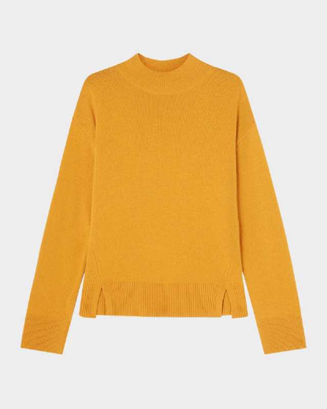 Zoe Knit Mock-Neck Sweat