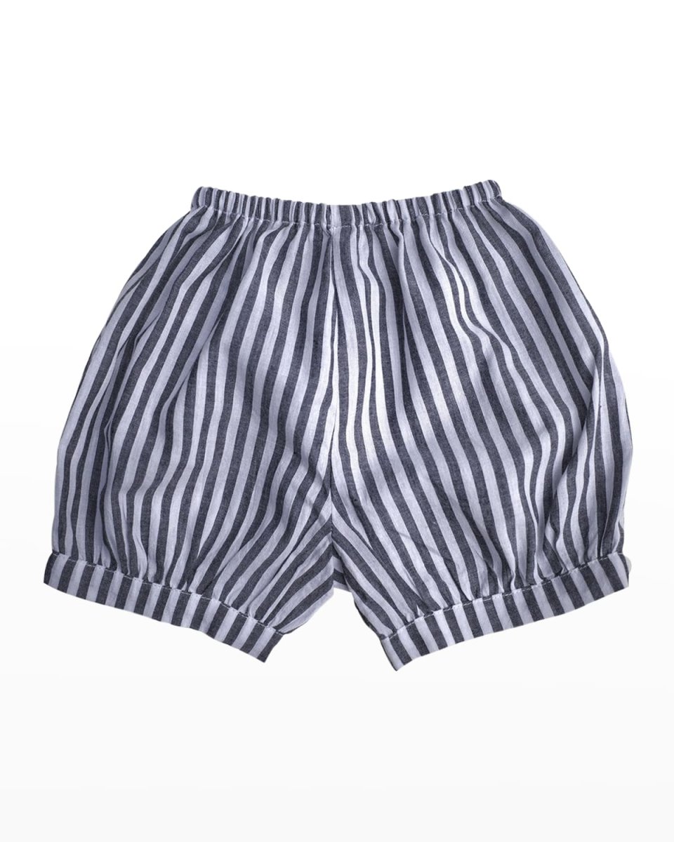 Boy's Harbor Island Stripe Shorts, Size Newborn-24