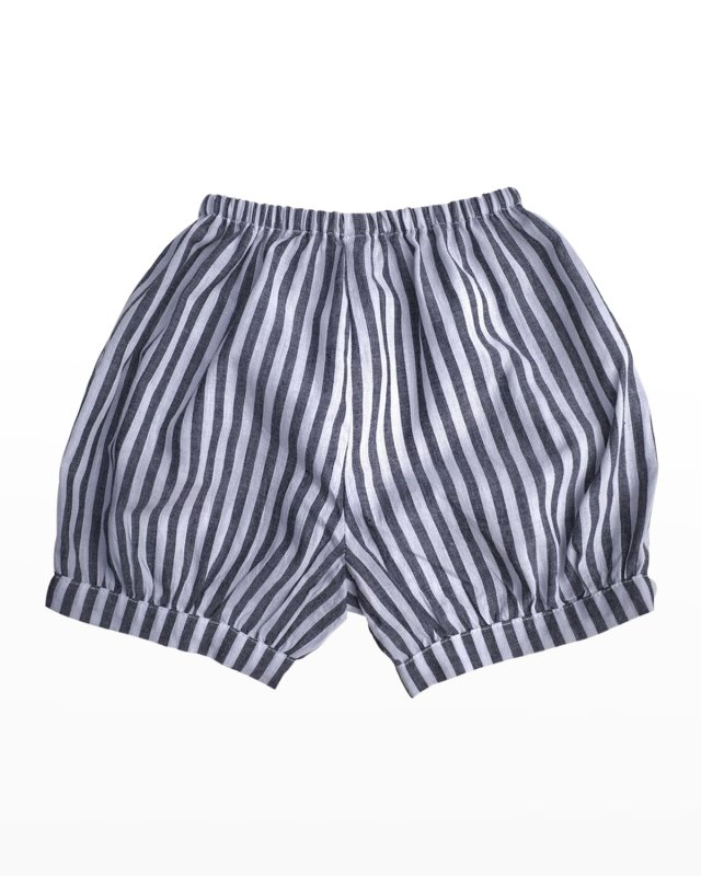 Boy's Harbor Island Stripe Shorts, Size Newborn-24