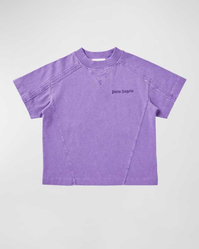 Girl's Logo-Print Faded T-Shirt, Size 4-12