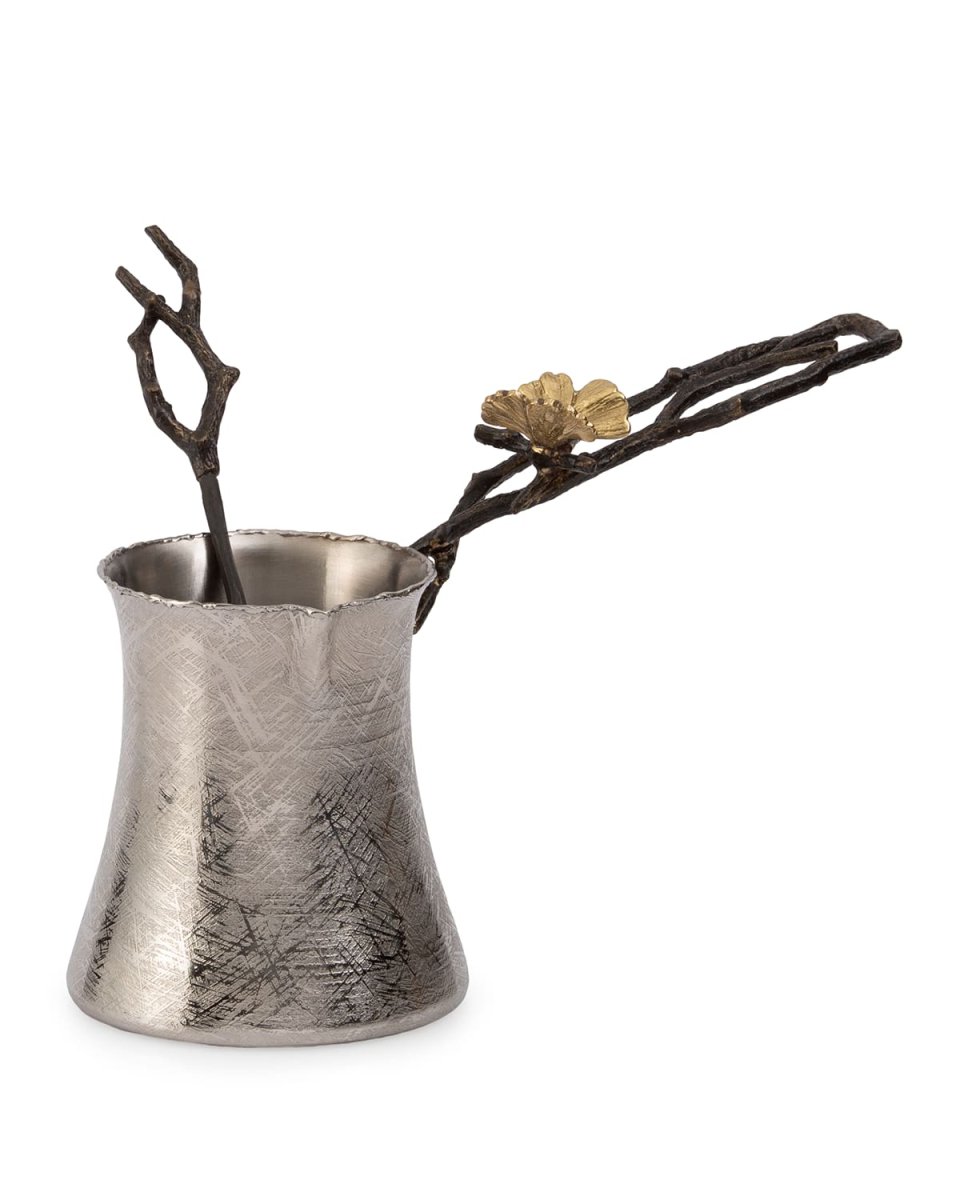 Butterfly Ginkgo Coffee Pot with Spoon