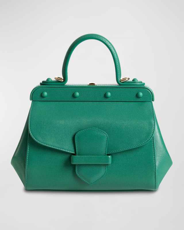 Margherita Small Leather Top-Handle Bag