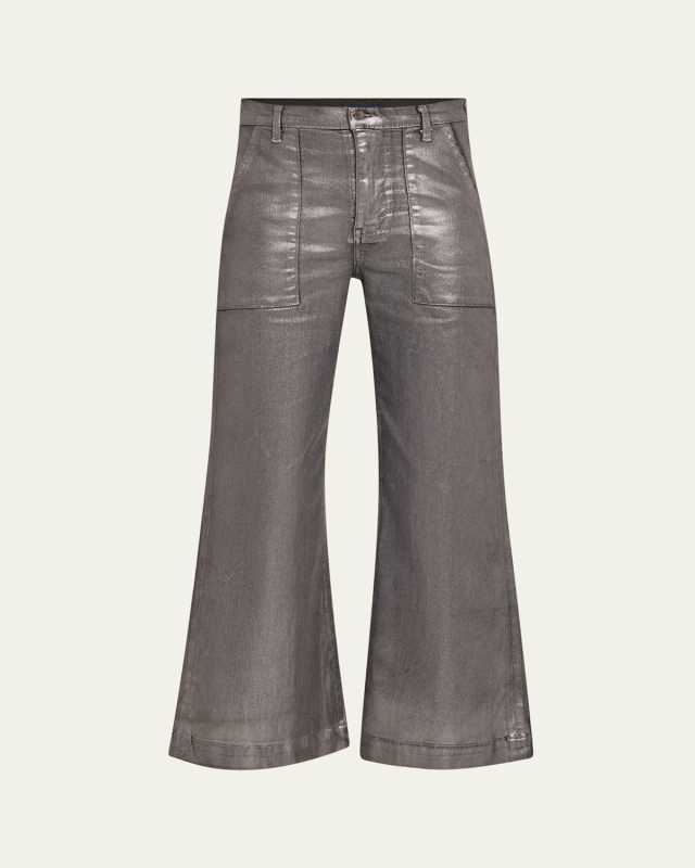 Clifford Cropped Metallic Jeans