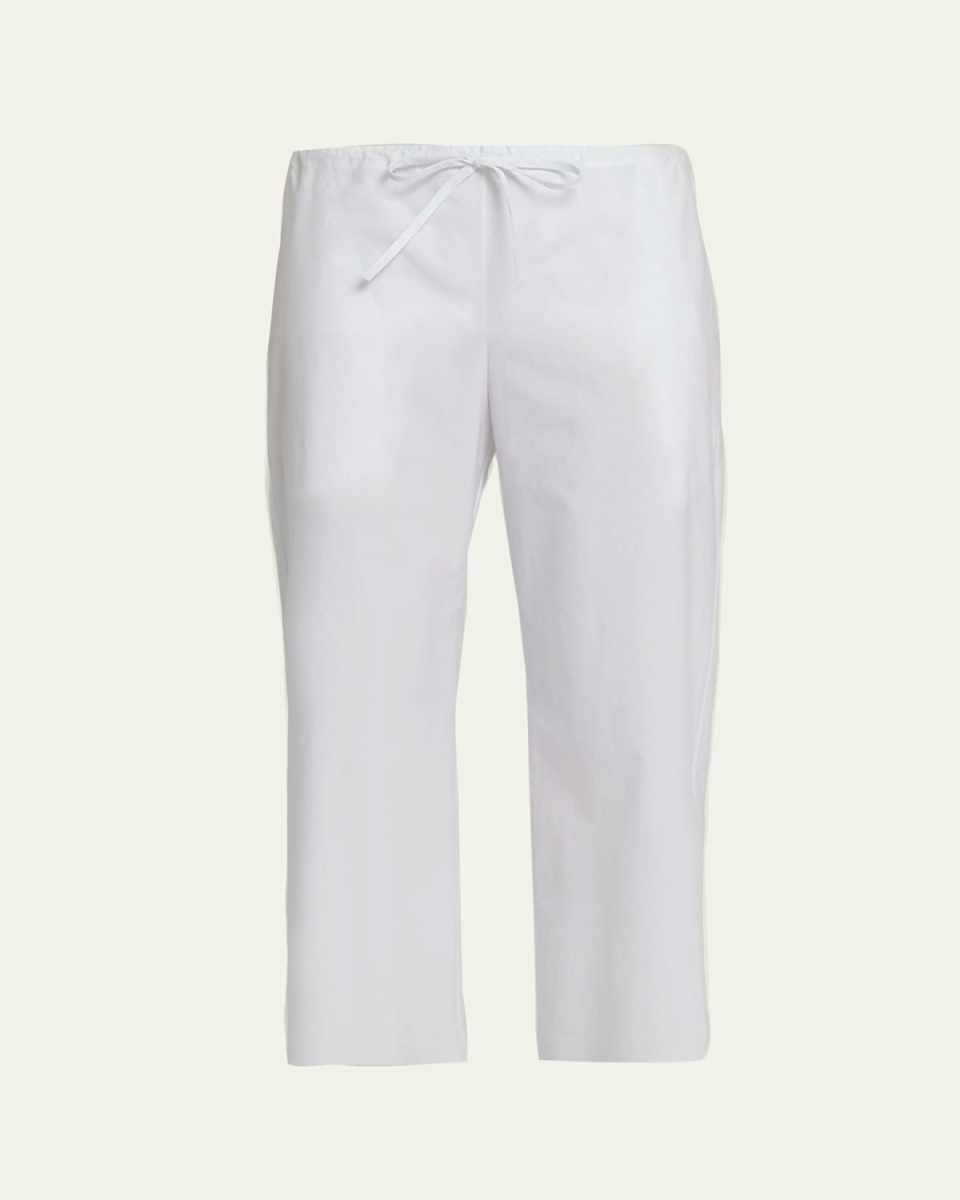 Jubin Drawstring Cropped Pants