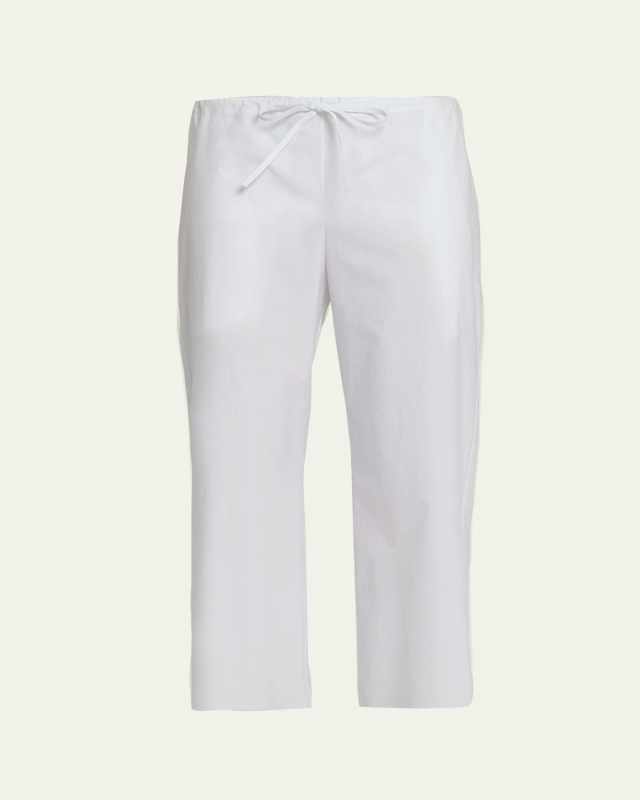 Jubin Drawstring Cropped Pants