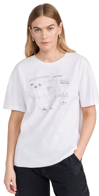 rag & bone Mica City Tee Black