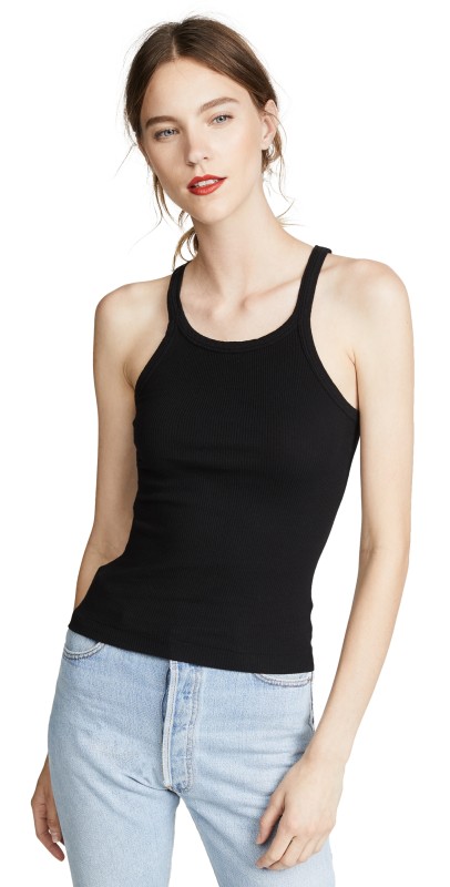RE/DONE Ribbed Tank Optic White