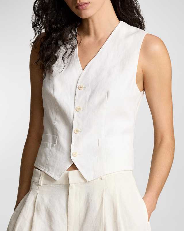 Linen-Cotton Vest
