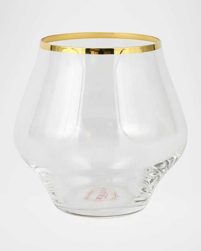 Contessa Gold Stemless Wine Glass