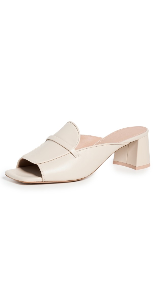 Malone Souliers 45mm Bellamy Heels Marble/Marble