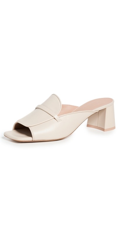 Malone Souliers 45mm Bellamy Heels Marble/Marble