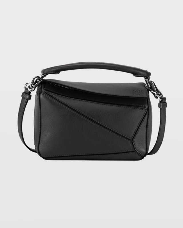 Puzzle Mini Top-Handle Bag in Leather