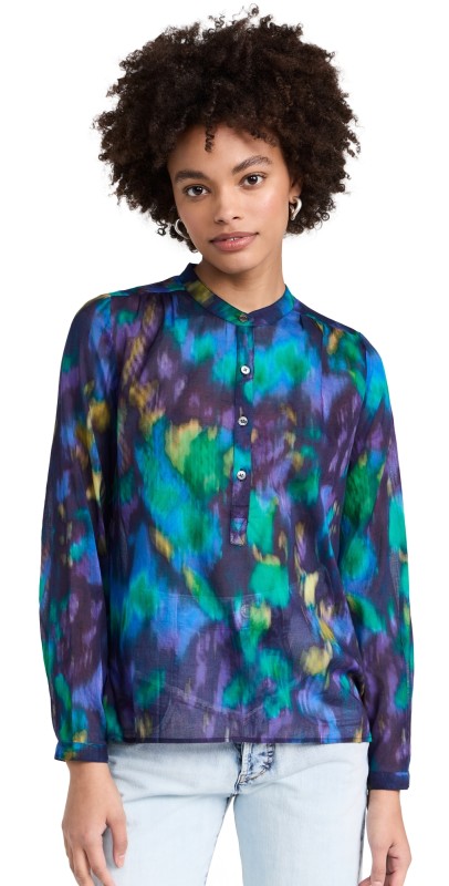 Isabel Marant Étoile Maria Blouse Blue/Green