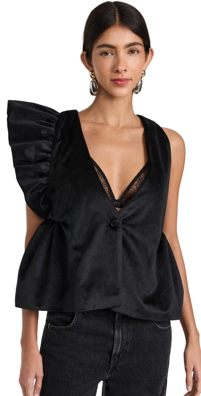 Kika Vargas Celia Vest Black