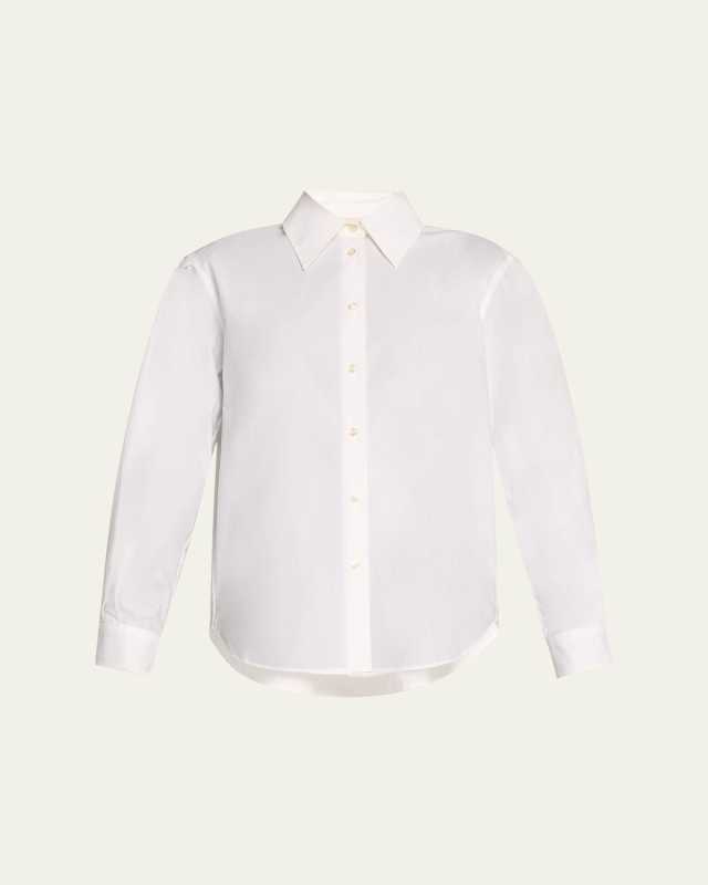Mahault Long-Sleeve Poplin Shirt