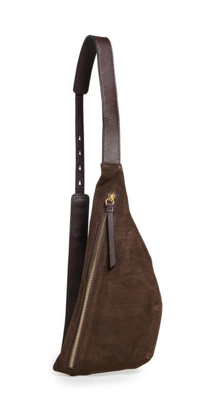 rag & bone Petra Mini Sling Belt Bag Dark Espresso Sued