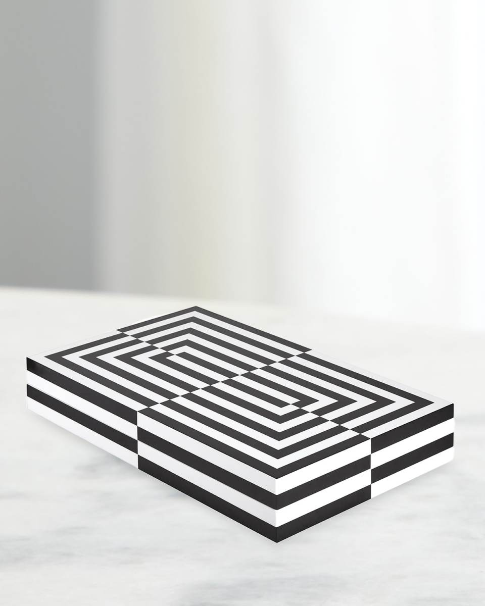 Optical Illusion Art Backgammon Set