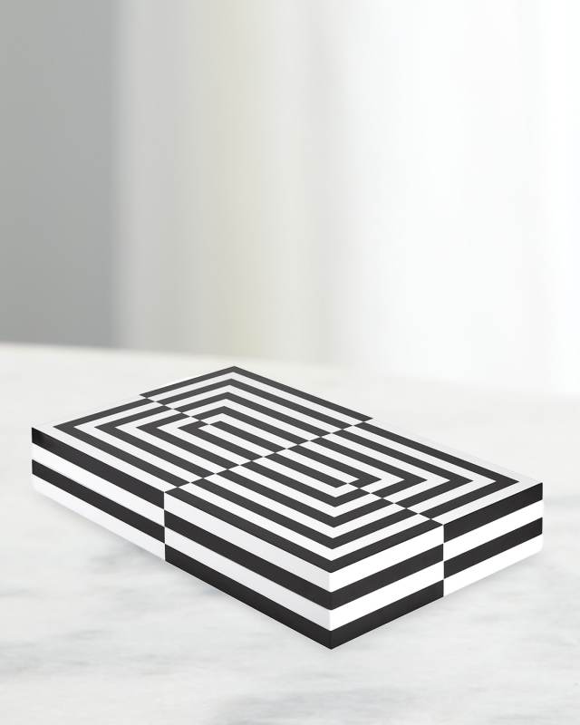 Optical Illusion Art Backgammon Set