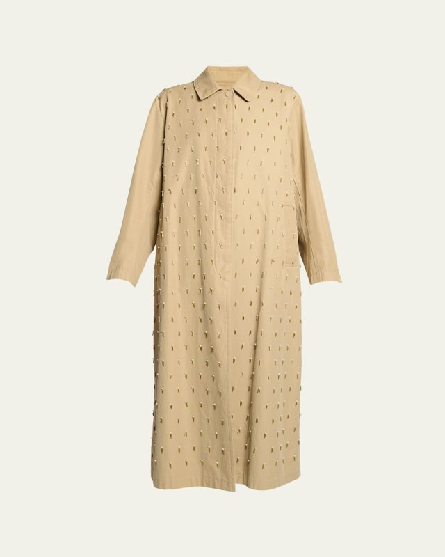 Ralto Embellished Trench Coat