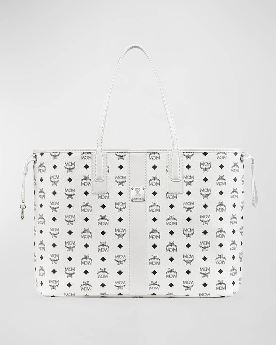 Liz Large Reversible Visetos Shopper Tote Bag