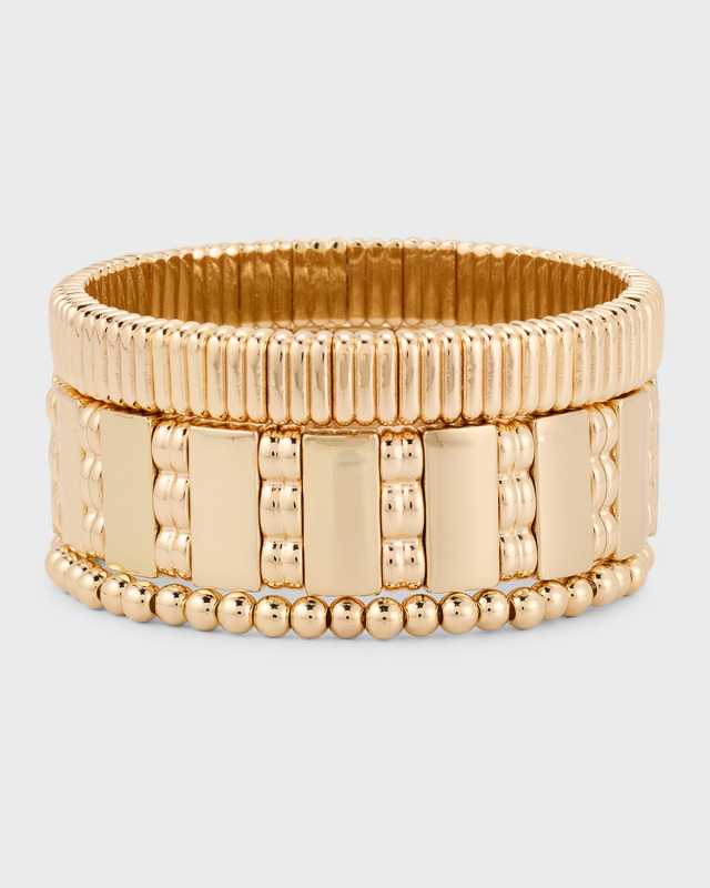 Golden Rule Stretch Bracelets, Set of 3