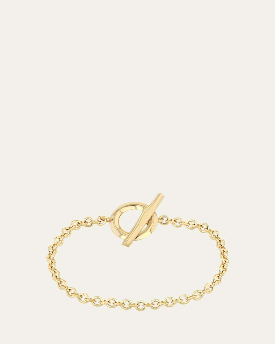 18K Yellow Gold Micro Chain Bracelet