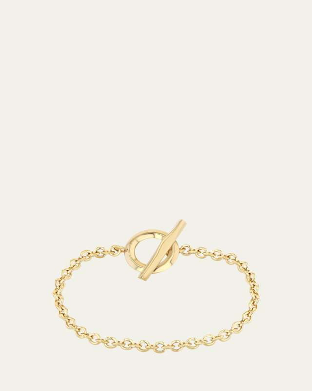 18K Yellow Gold Micro Chain Bracelet