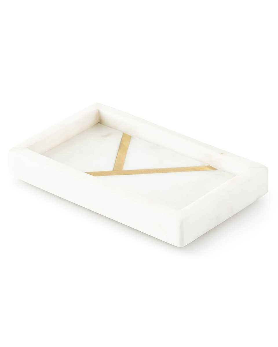 Marble Brass Soap Dish