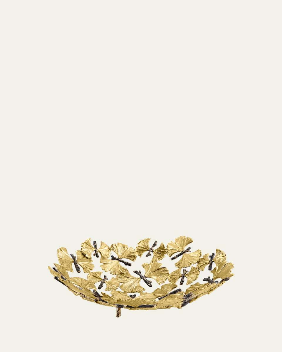 Butterfly Ginkgo Centerpiece Bowl