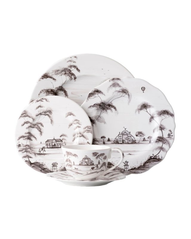 Country Estate Flint Grey 5-Piece Place Setting