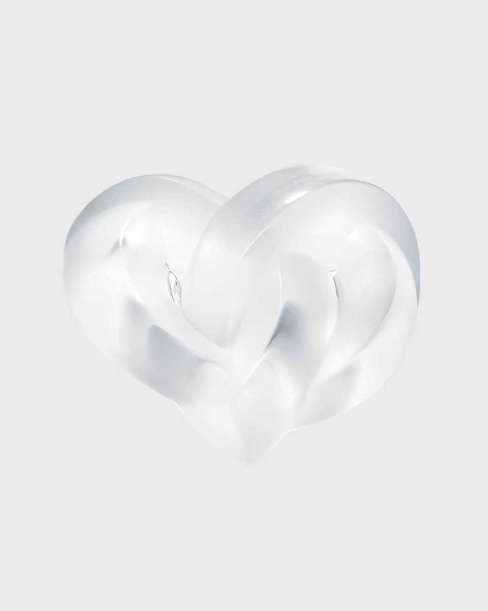 Clear Heart Paperweight
