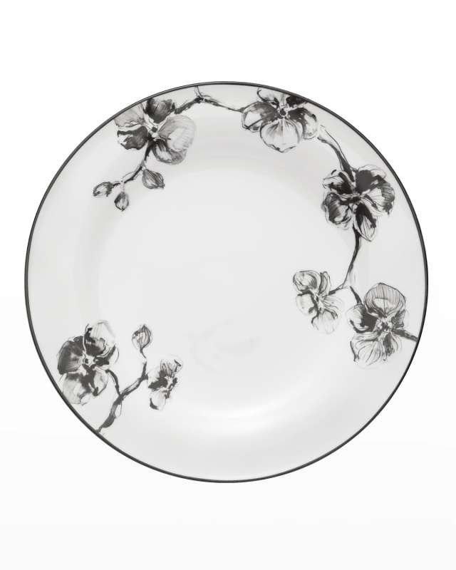 Black Orchid Dinner Plate