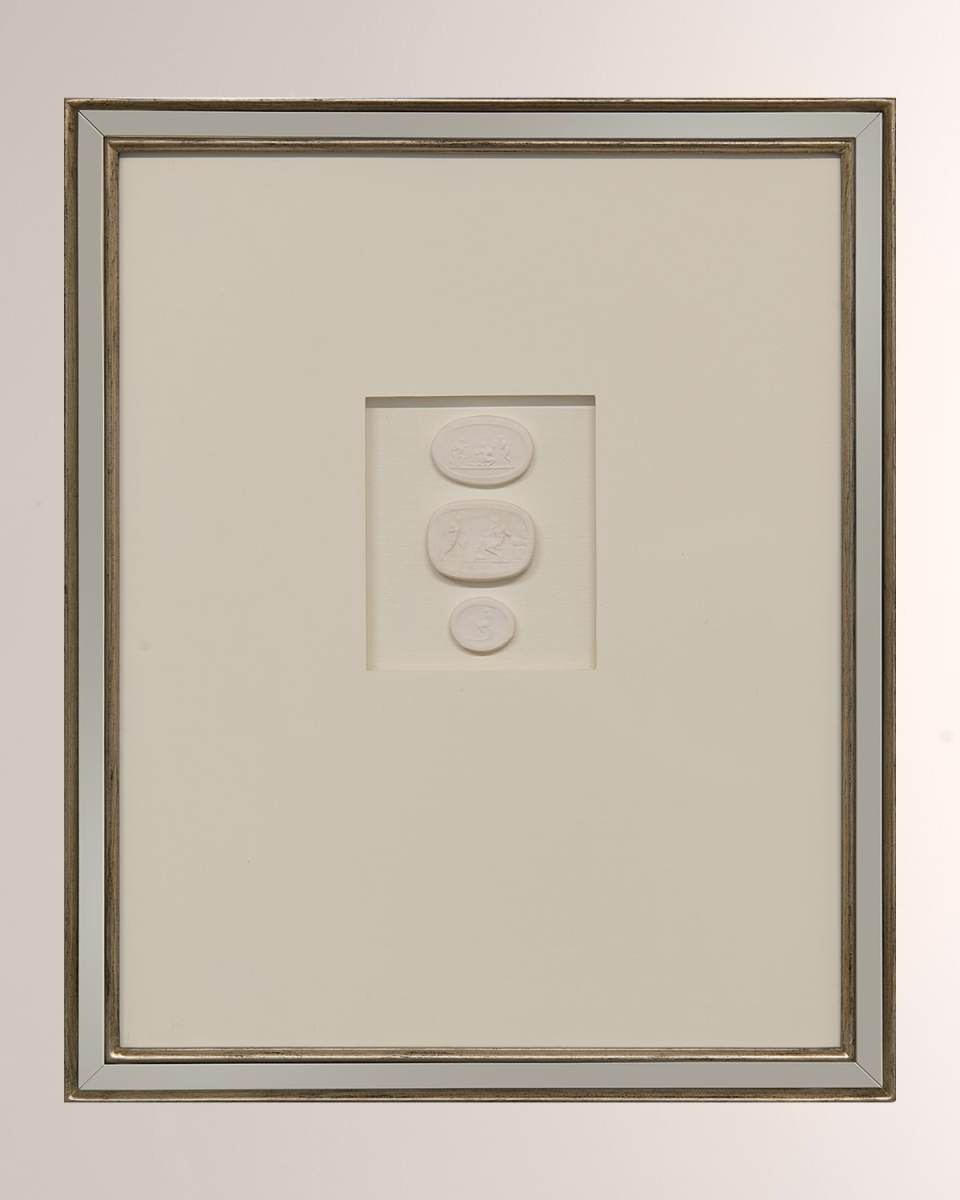 "Intaglio II" Ivory Wall Decor
