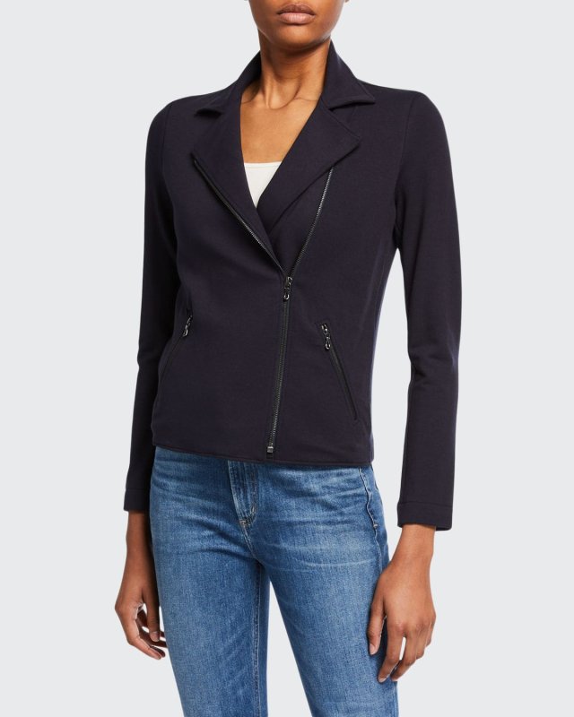 French Terry Moto Jacket