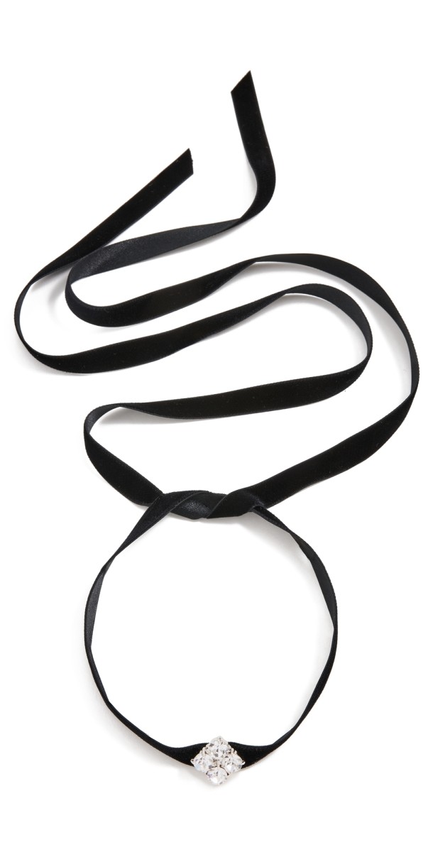 Jennifer Behr Thea Ribbon Tie Antique Gold