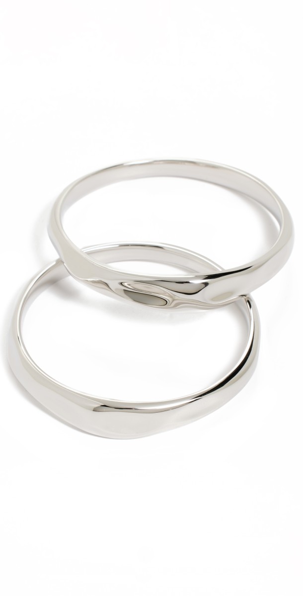 Soko Bahari Bangle Set Silver