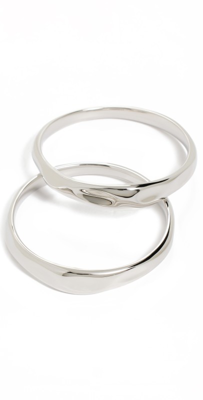 Soko Bahari Bangle Set Silver