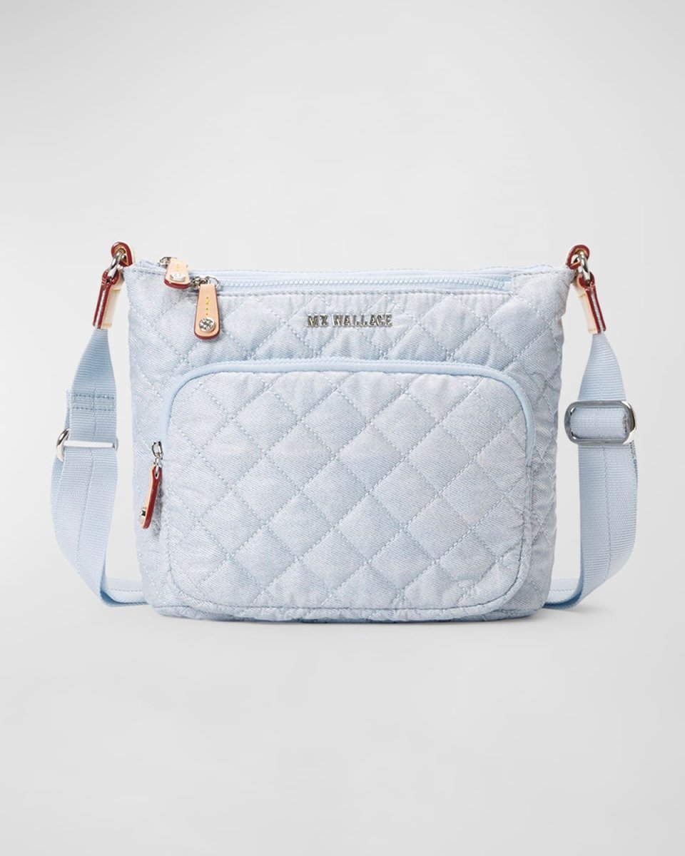 Metro Scout Deluxe Denim Quilted Crossbody Bag