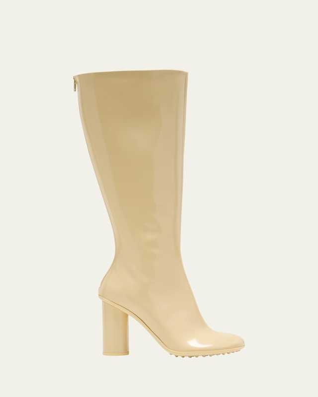 Atomic Lambskin Leather Boots
