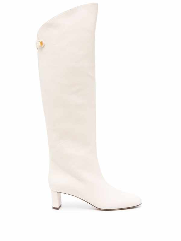 50mm knee-high leather boots