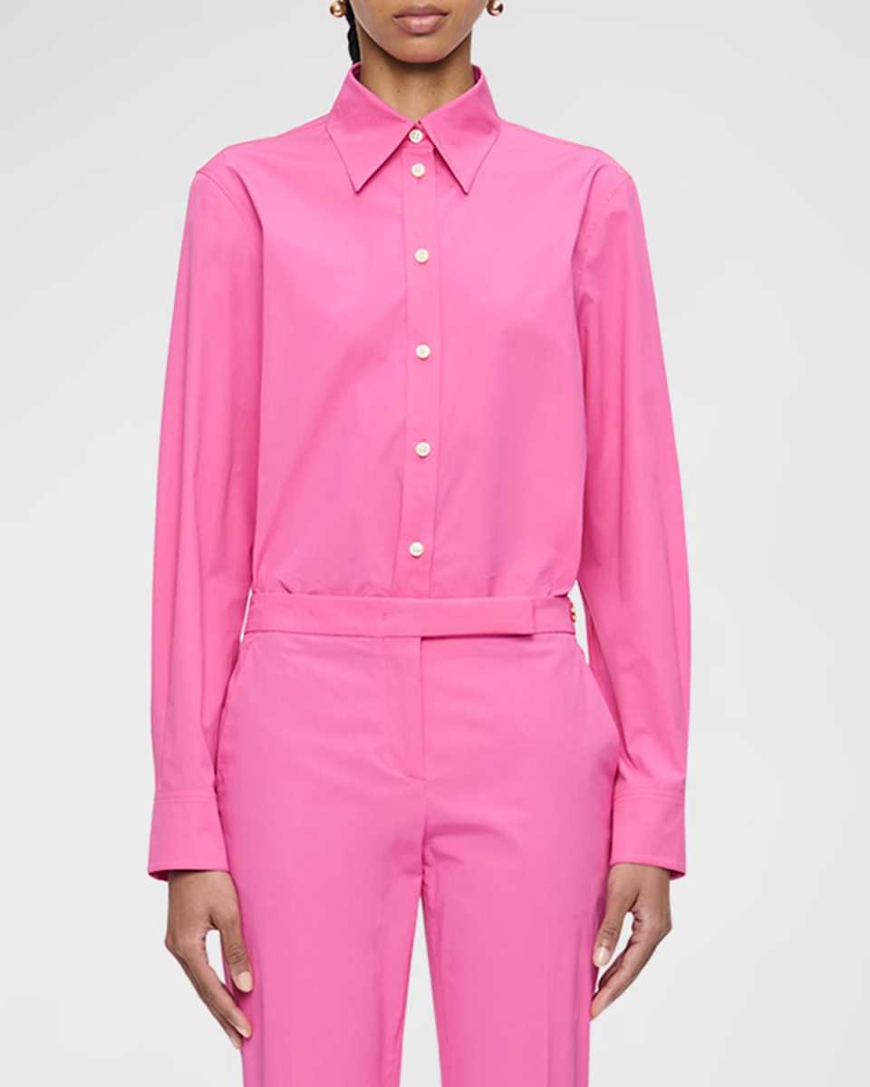 Brooks Button-Down Stretch Cotton Shirt