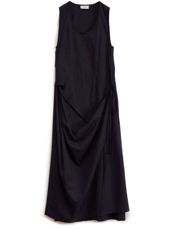 Lemaire sleeveless cotton wrap dress