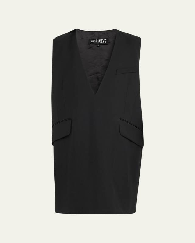 V-Neck Mini Blazer Shift Dress