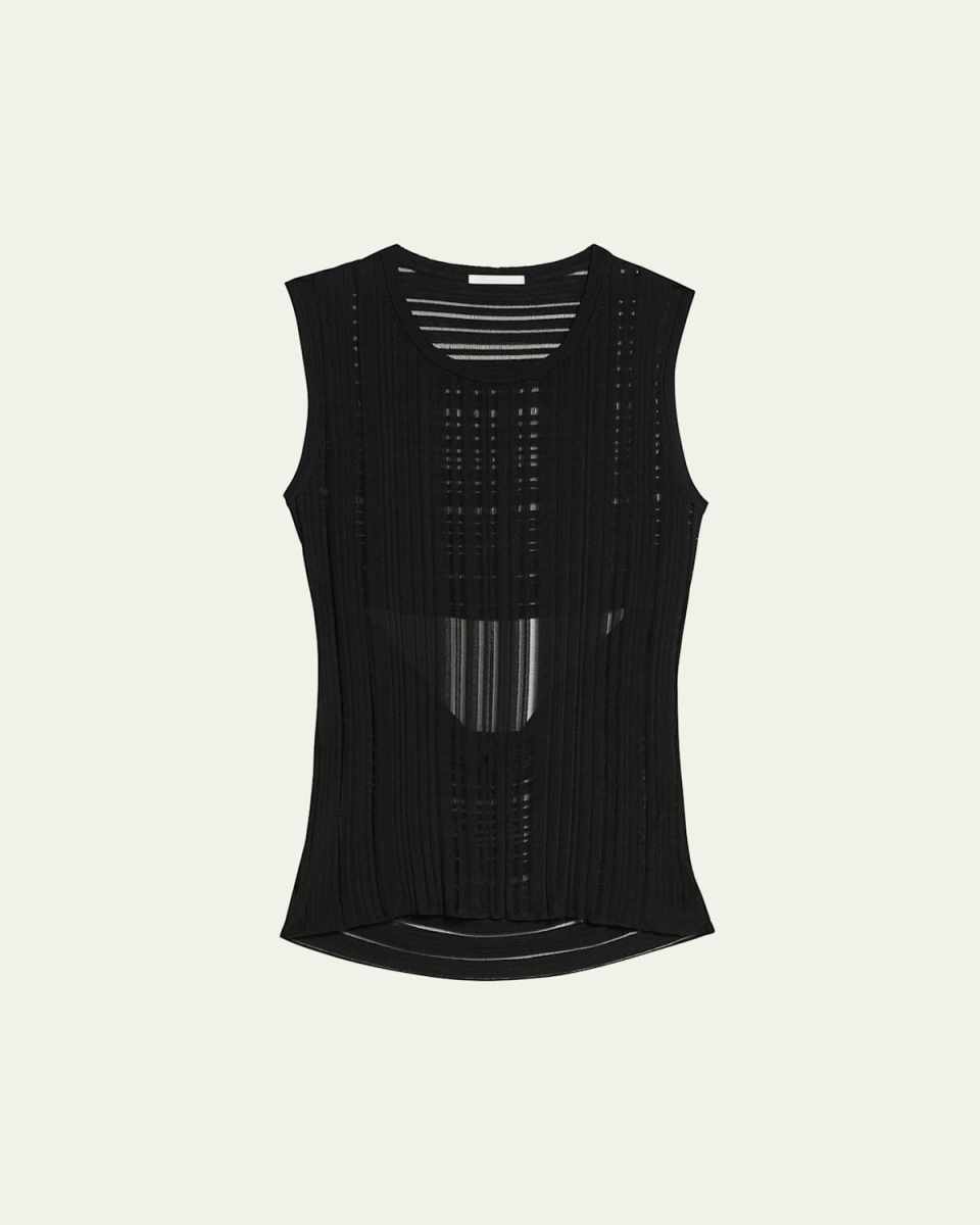 Sleeveless Open-Back Top